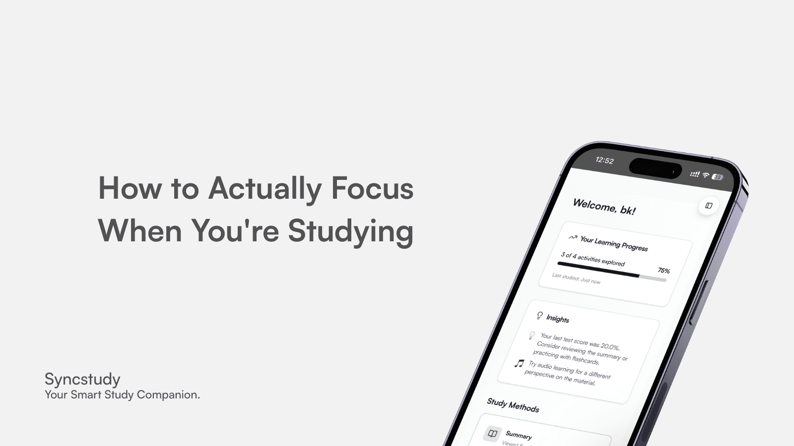 How to Actually Focus When You're Studying